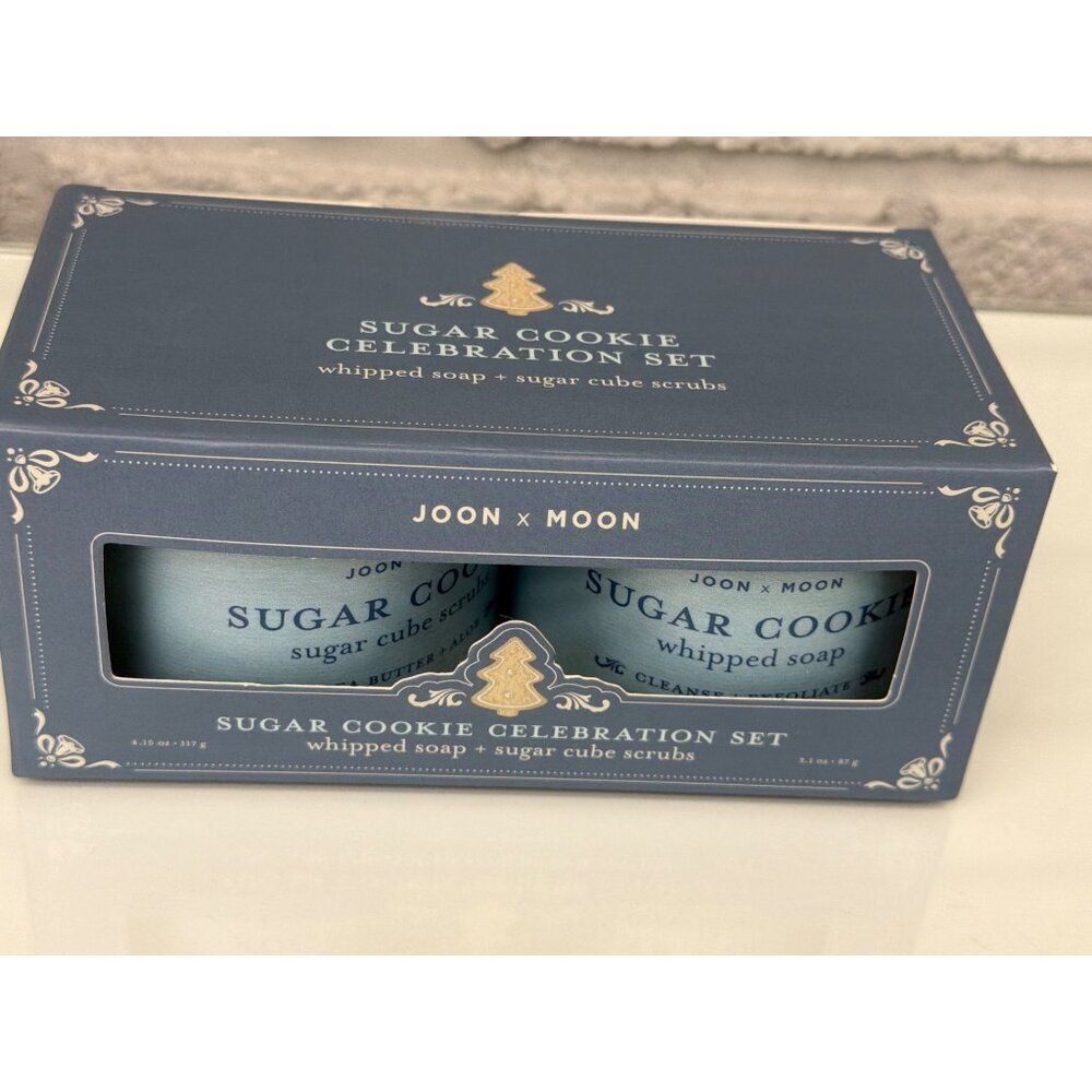 Joon x Moon Sugar Cookie Celebration Whipped Soap + Sugar Cube Scrub Set